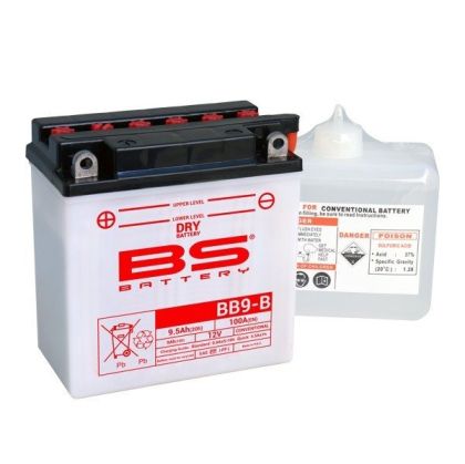 BS BATTERY BB9-B 12V 9.5AH 115A L+