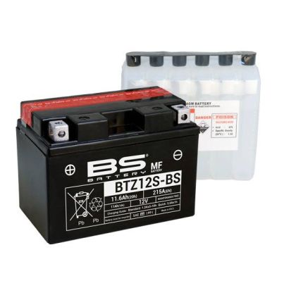 BS BATTERY BTZ12-BS 12V 11.6AH 215A L+