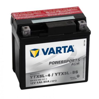 VARTA POWERSPORTS AGM YTX5L-BS