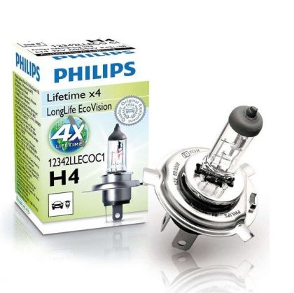 PHILIPS LongLife EcoVision H4