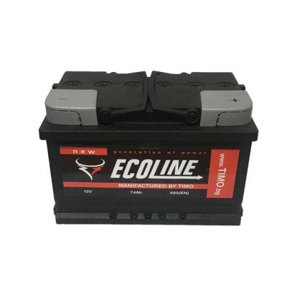 ECOLINE 12V 74AH 680A R+