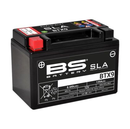 BS Battery BTX9 SLA 12V 8.4AH 135A L+