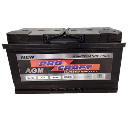 PROCRAFT AGM 12V 95AH 850A R+