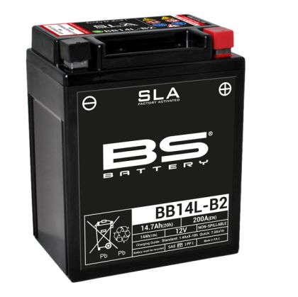 BS BATTERY BB14L-B2 SLA 12V 14.7AH 210A R+