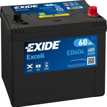 EXIDE EXCELL 60AH 480A JIS R+