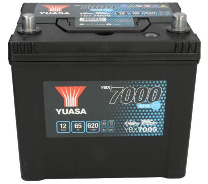 YUASA YBX7005 EFB 12V 65AH JIS R+ 620A