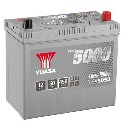 YUASA YBX5053 12V 50AH JIS R+ 450A