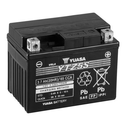 YUASA YTZ5S 12V 3.7AH 65A R+