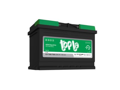 TOPLA AGM 12V 70AH 760A R+