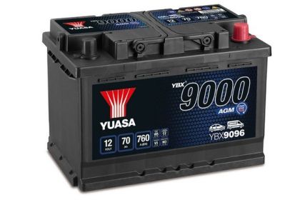 YUASA YBX9096 12V 70AH AGM 760A R+