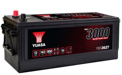 YUASA YBX3627 12V 143AH 900A L+