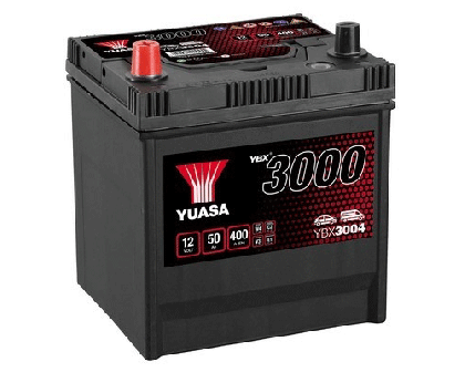 YUASA YBX3004 12V 50AH 400A L+