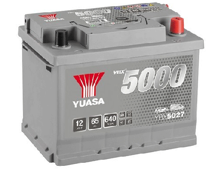 YUASA YBX5027 12V 65AH 640A R+