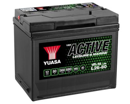 YUASA L26-80  12V 80AH 560A L+