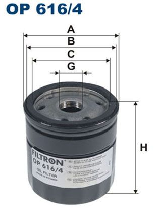 Маслен филтър FILTRON OP616/4