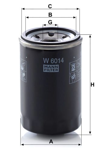 Маслен филтър MANN W6014