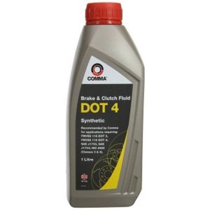 COMMA BRAKE &amp; CLUTCH FLUID DOT4 1L