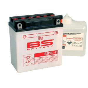 BS BATTERY BB9L-B 12V 9.5AH 115A R+