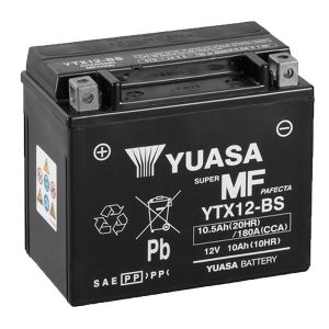 YUASA YTX12-BS 12V 10.5AH 180A L+