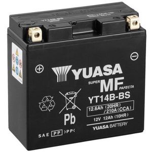 YUASA YT14B-BS 12V 12.6AH 210A L+