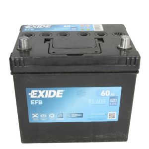 EXIDE EFB 60AH 520A JIS L+