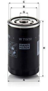 Маслен филтър MANN W719/30