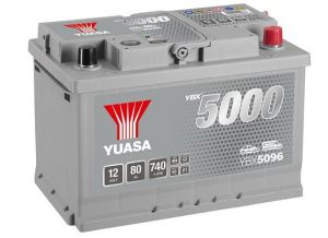 YUASA YBX5096 12V 80AH 740A R+