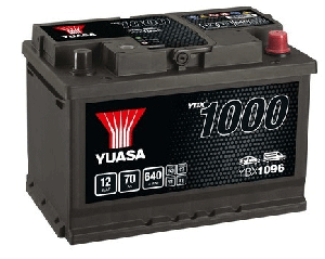 YUASA YBX1096 12V 70AH 640A R+