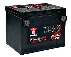 YUASA YBX3750 12V 66AH 660A L+